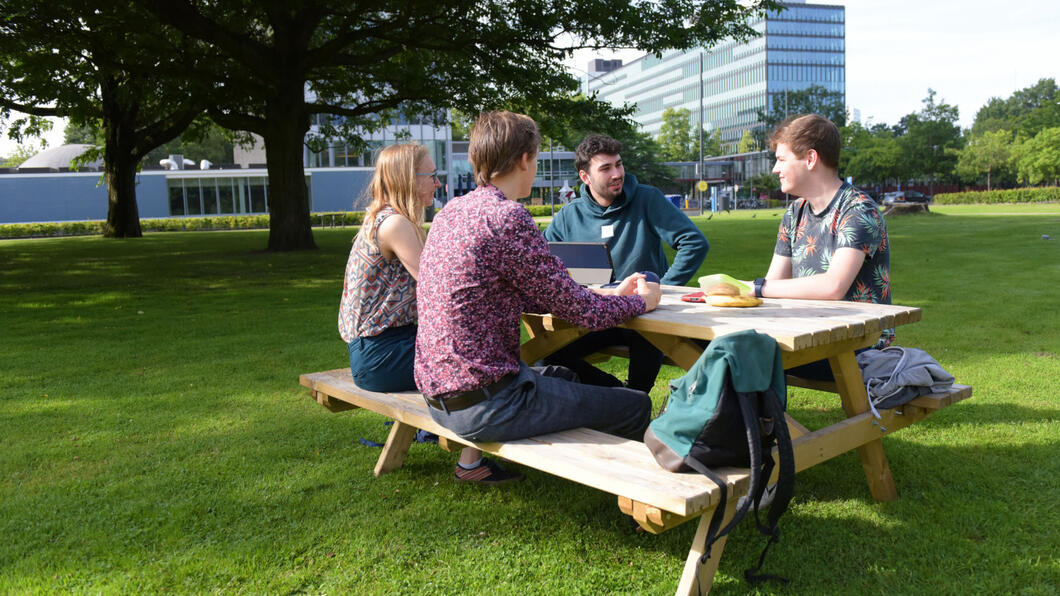 Studenten op de TU/e