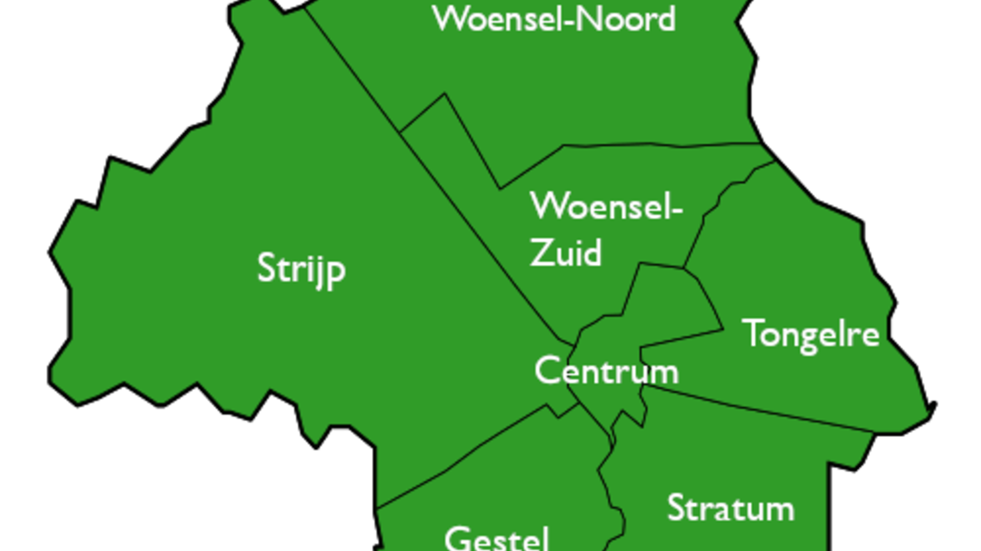 Stadsdelen van Eindhoven