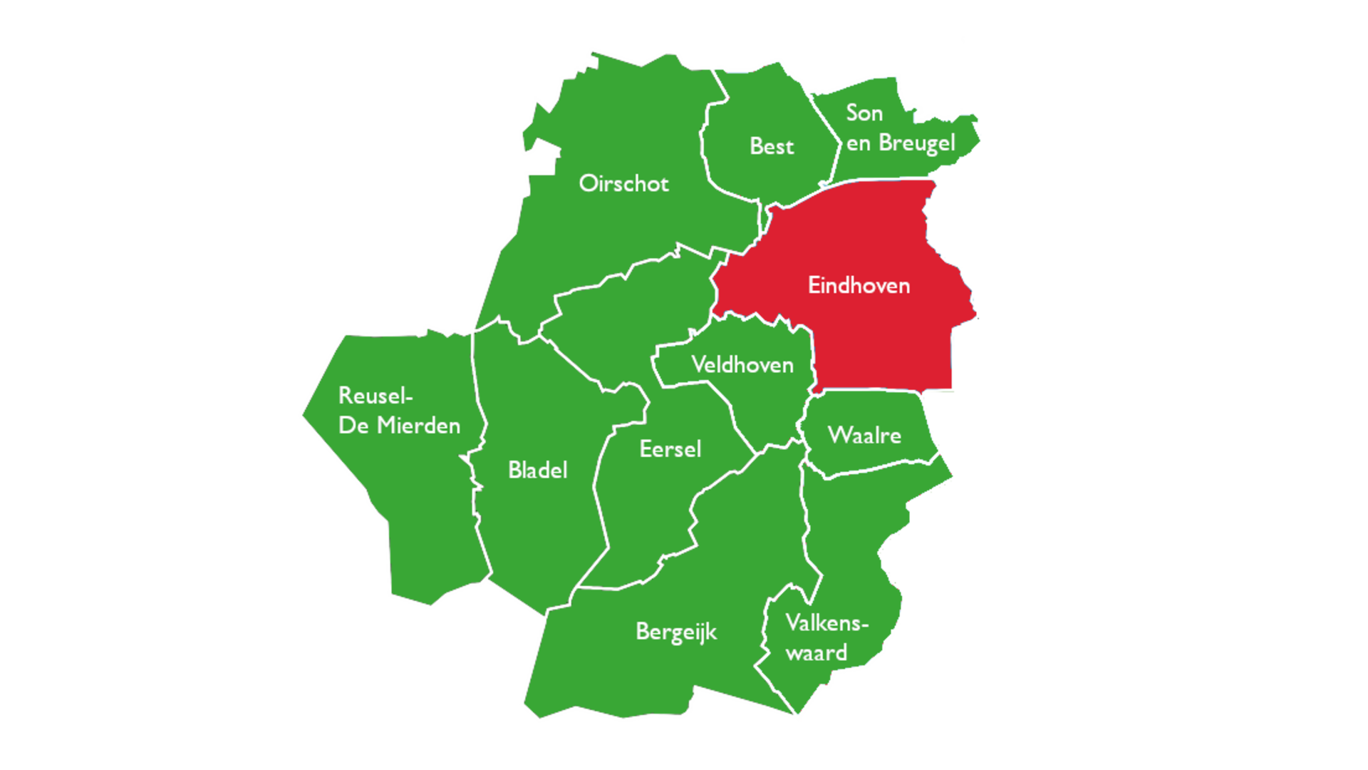 Eindhoven in de regio
